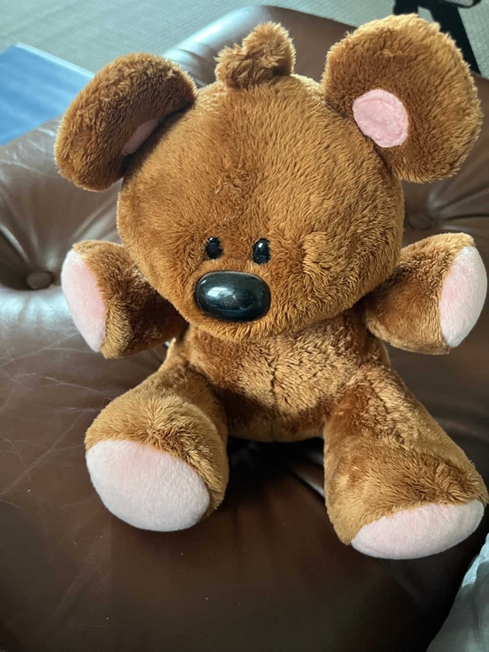 TY Plush Brown Bear Stuffed Animal - Soft Kids Toy